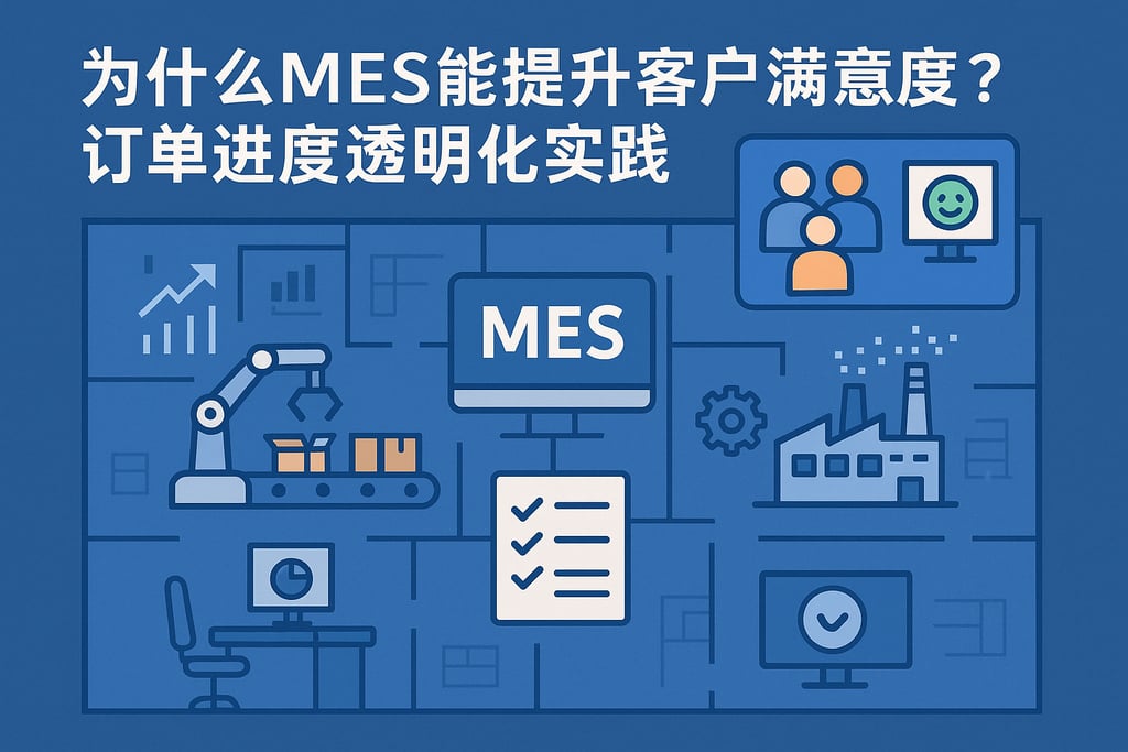 为什么MES能提升客户满意度？订单进度透明化实践  